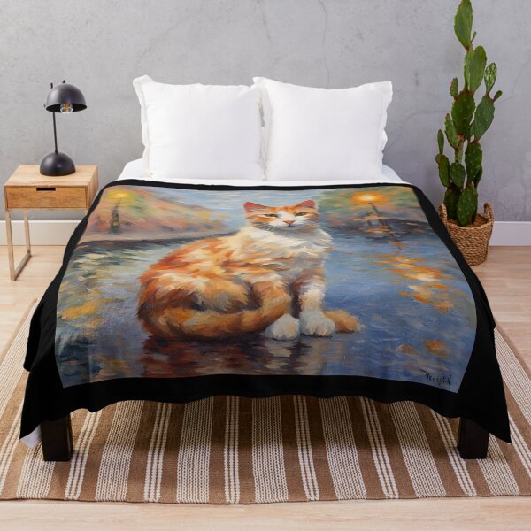 Item preview, impressionism style art cats 2024  designed and sold by cloudzer0000.