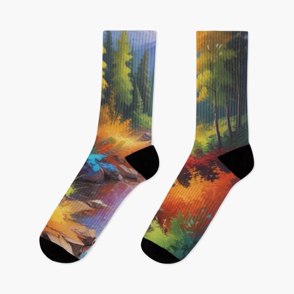 Item preview, Beautiful Abstract Scenery painting artwork print design  designed and sold by Anshu3813.