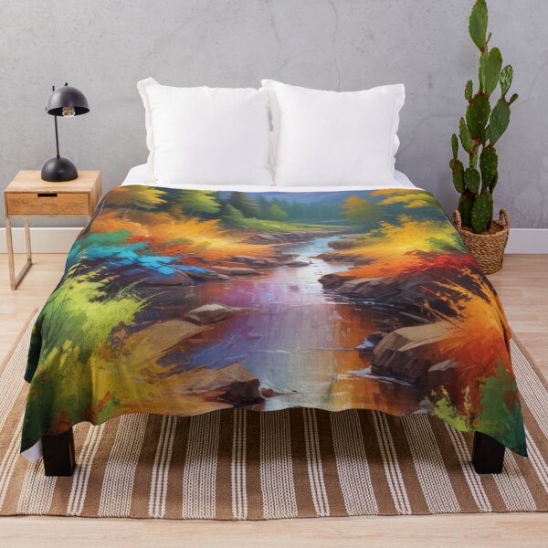 Item preview, Beautiful Abstract Scenery painting artwork print design  designed and sold by Anshu3813.