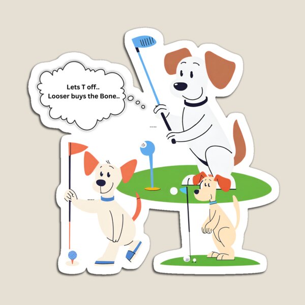 Item preview, T off dogs / golf designed and sold by Mara9.