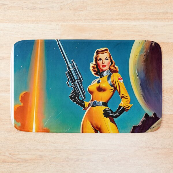 Item preview, 1950's Female Space Cadet | Retro Artwork designed and sold by OrganicLights.