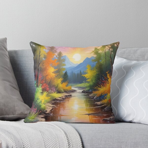 Item preview, Beautiful Abstract Scenery painting artwork print design  designed and sold by Anshu3813.