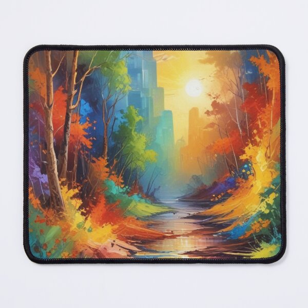 Item preview, Beautiful Abstract Scenery painting artwork print design  designed and sold by Anshu3813.
