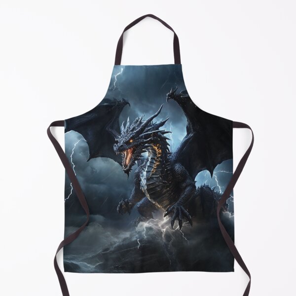 Item preview, Thunderous Majesty: Storm Dragon Soaring Through the Skies designed and sold by MysticFable.