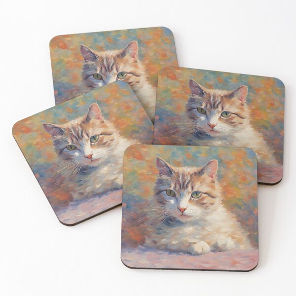 Item preview, Impressionism style art cats 2024 pt3 designed and sold by cloudzer0000.