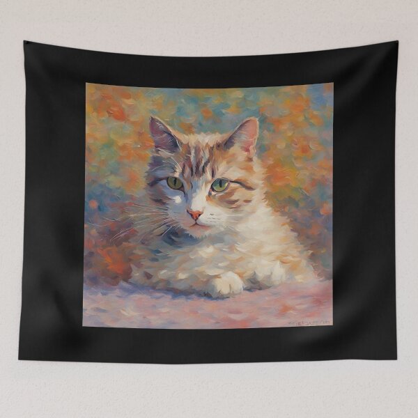 Item preview, Impressionism style art cats 2024 pt3 designed and sold by cloudzer0000.