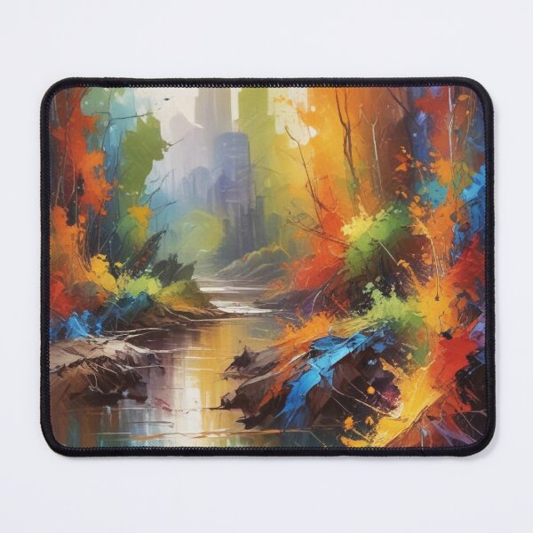 Item preview, Beautiful Abstract Scenery painting artwork print design  designed and sold by Anshu3813.