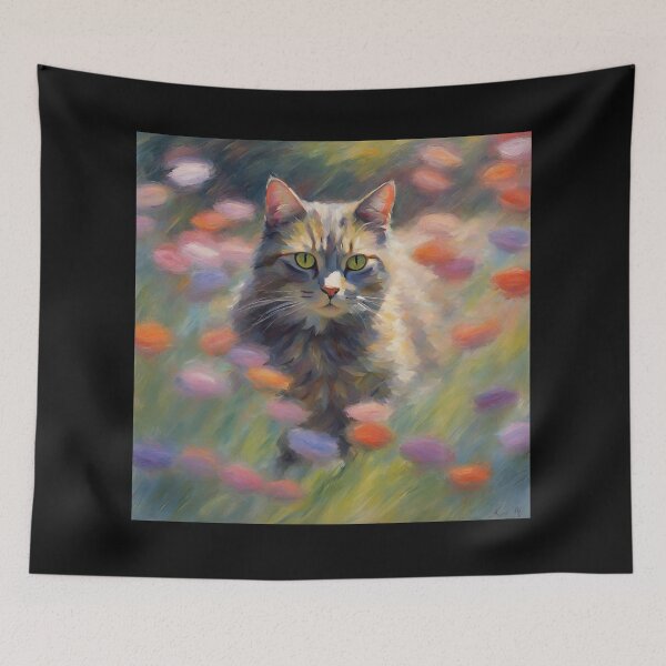 Item preview, Impressionism style art cats 2024 pt4 designed and sold by cloudzer0000.