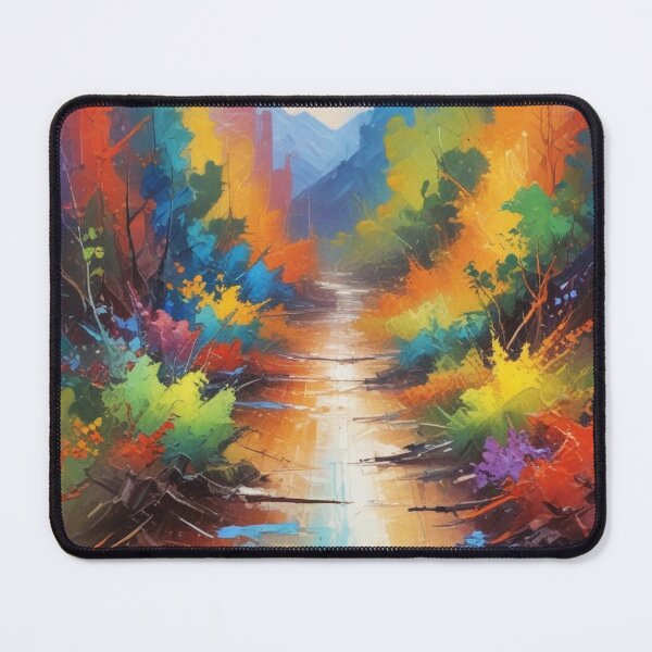 Item preview, Beautiful Abstract Scenery painting artwork print design  designed and sold by Anshu3813.