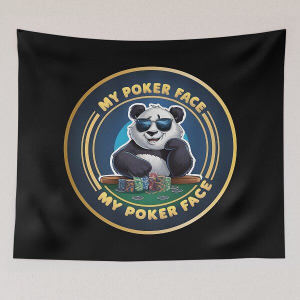 Item preview, Casino Gambling Panda Poker Player designed and sold by SloganExpress.