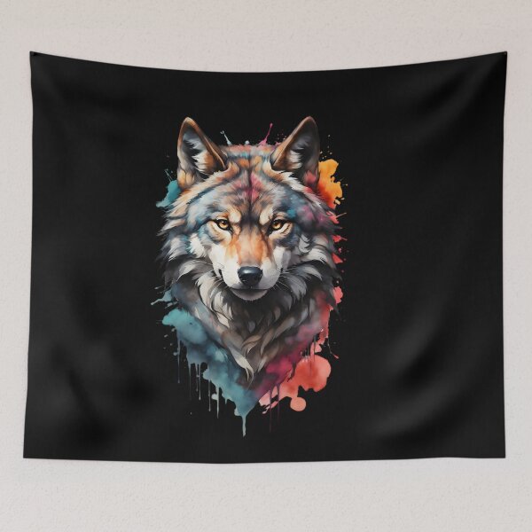 Item preview, Midnight Howlers - Wolf Moon Graphic Tee designed and sold by Tee Studio.