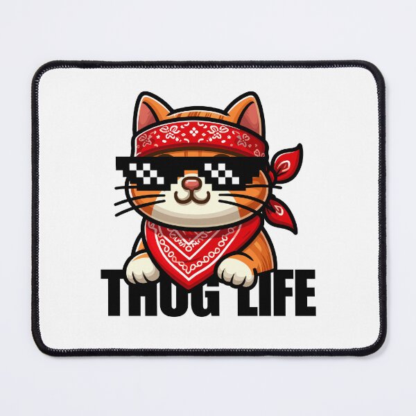 Item preview, Thug life Kitty designed and sold by cave-canvas.