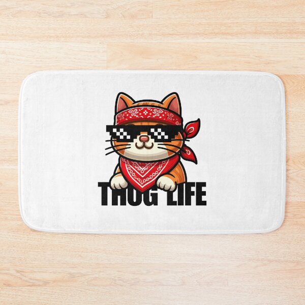 Item preview, Thug life Kitty designed and sold by cave-canvas.
