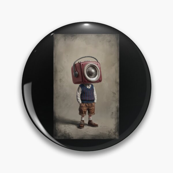 Item preview, Radio Head designed and sold by Angry Swan Designs.