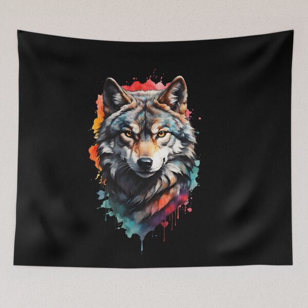 Item preview, Luna's Pack - Moonlit Wolf Silhouette designed and sold by Tee Studio.