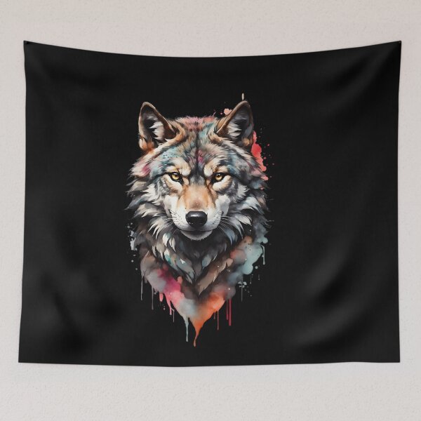Item preview, Wolf Song Under the Full Moon - Nature Graphic designed and sold by Tee Studio.