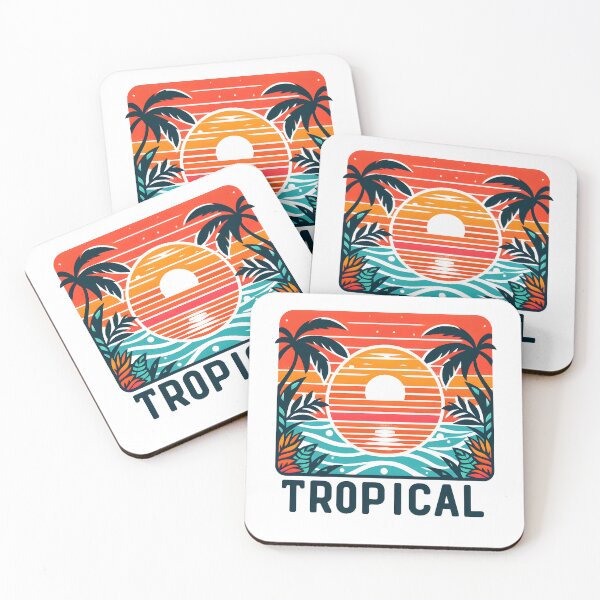 Item preview, Tropical sunset island designed and sold by 33SH.
