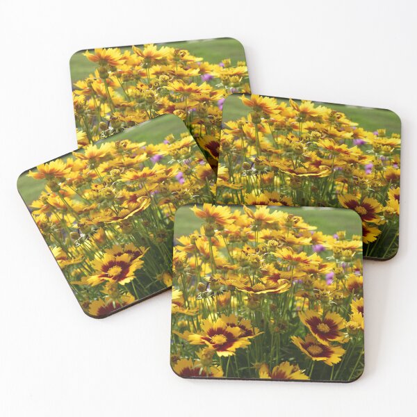 Item preview, Windblown Tickseed Blooms designed and sold by MercerImages.