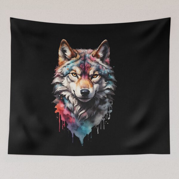 Item preview, Howlers of the Night - Wolf Pack Portrait designed and sold by Tee Studio.