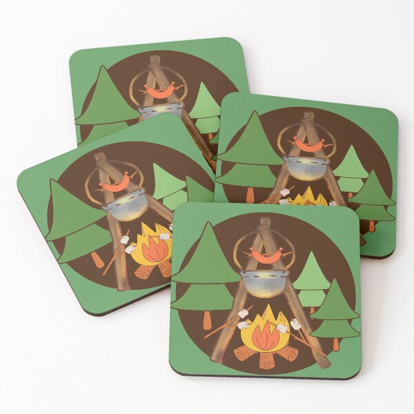 Item preview, Campfire cooking designed and sold by AnulaArt.