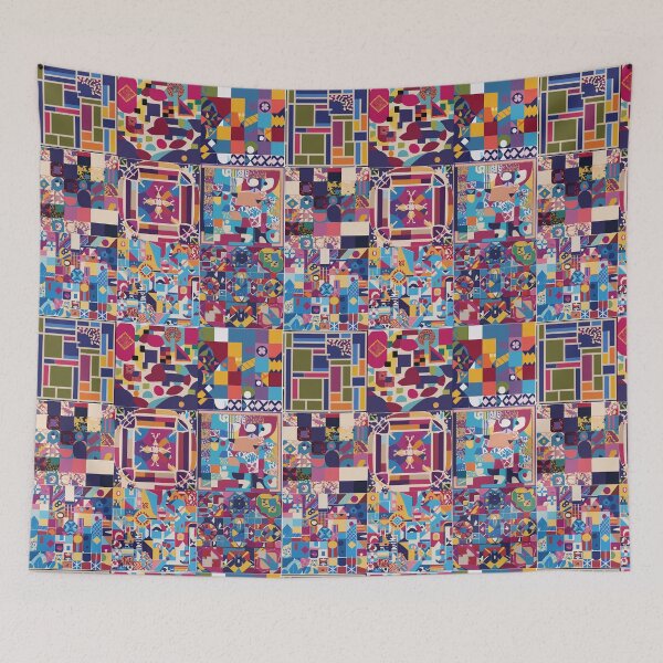 Item preview, vibrant mosaic designed and sold by ericrautenbach.
