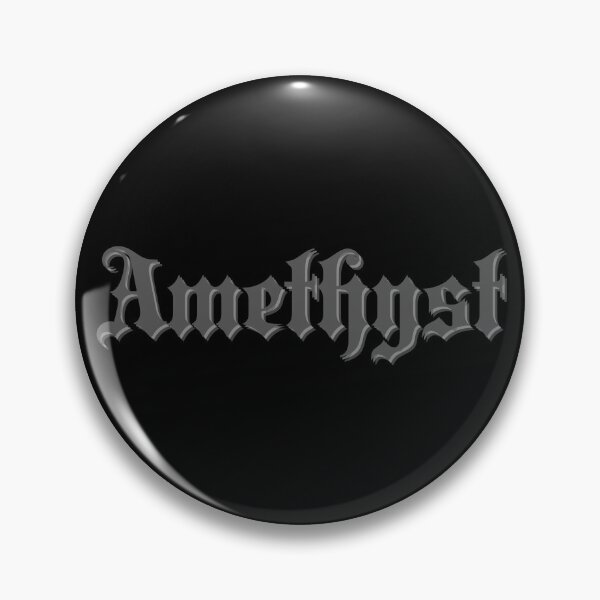 Item preview, Amethyst Grey Gothic Text designed and sold by Ninjakandy.