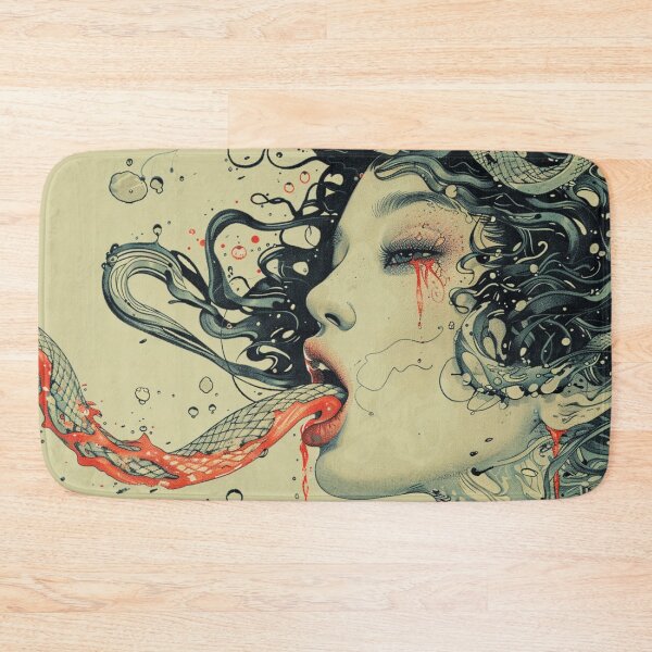 Item preview, Lamia Japanese Mythology Mythos Medusa designed and sold by Nightarcade.