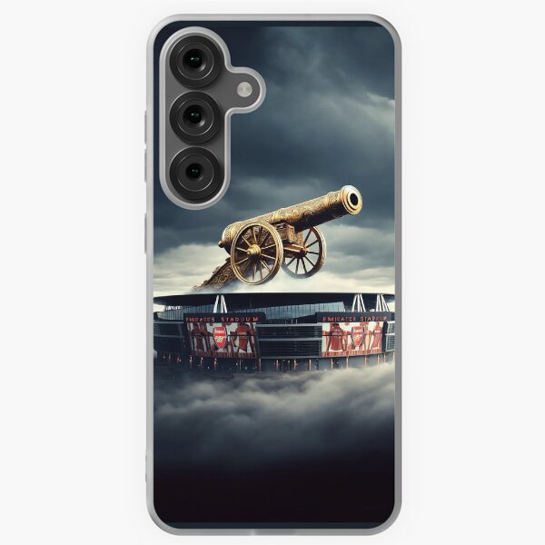 Item preview, Cannon Above the Clouds: Arsenal’s Emblematic Vigi designed and sold by Final Whistle Art.