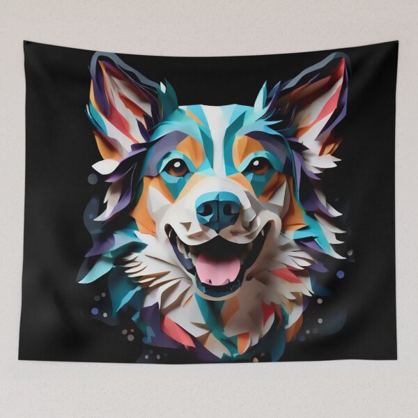 Item preview, Border Collie Art For Dog Lover designed and sold by kakarikihill.