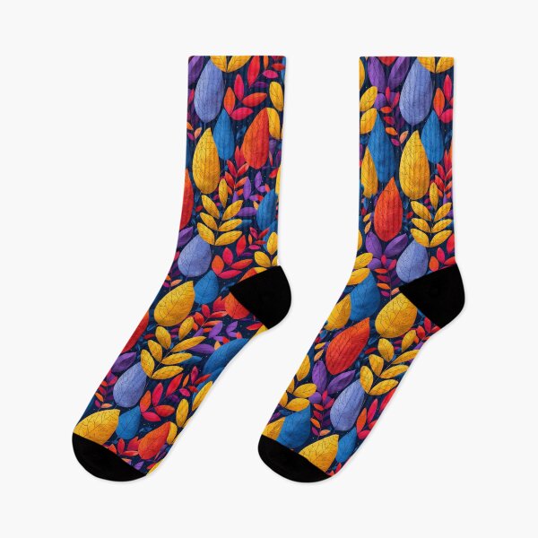 Item preview, A Kaleidoscope Of Colourful Leaves designed and sold by 89BLACK.