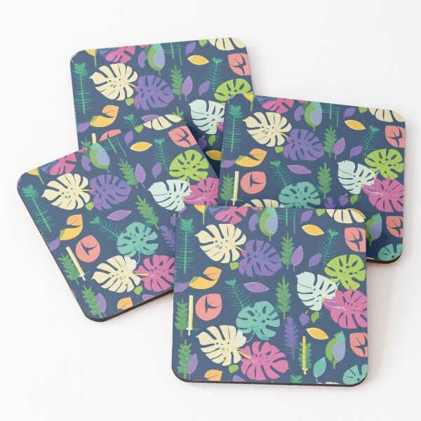 Item preview, Tropic Jungle Vibrant Leaves pattern, colorful  designed and sold by shaswag.