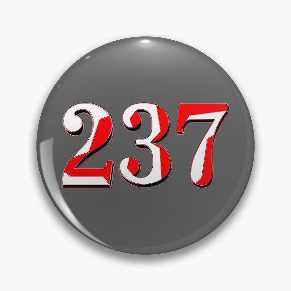 Item preview, number two hundred and  Thirty seven digit 237 order sequence team member age designed and sold by 4rpixs.