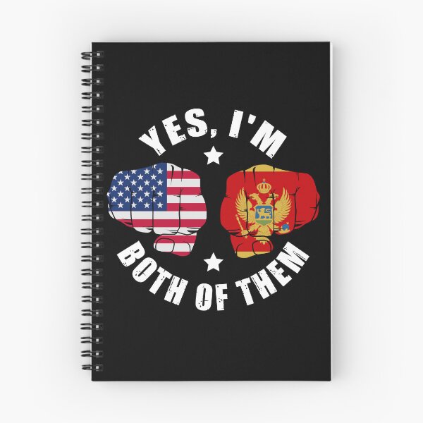 Item preview, Half American Half Montenegrin Yes I'm Both Of Them designed and sold by OX-tright.
