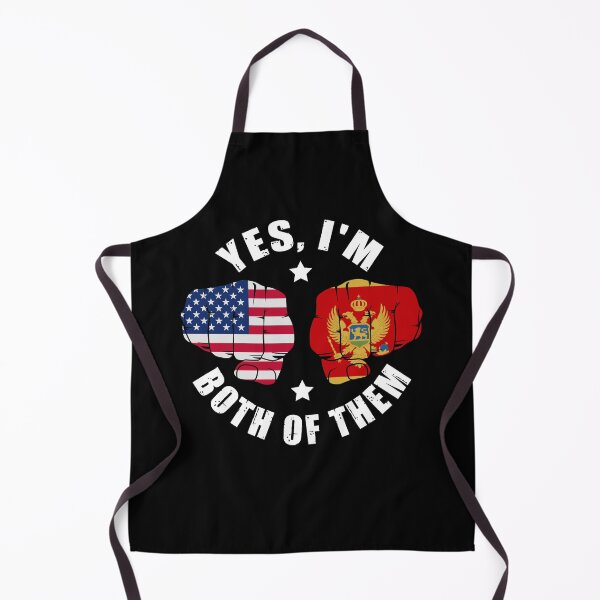 Item preview, Half American Half Montenegrin Yes I'm Both Of Them designed and sold by OX-tright.