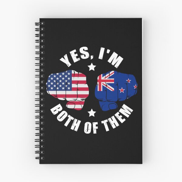 Item preview, Half American Half New Zealand Yes I'm Both Of Them designed and sold by OX-tright.