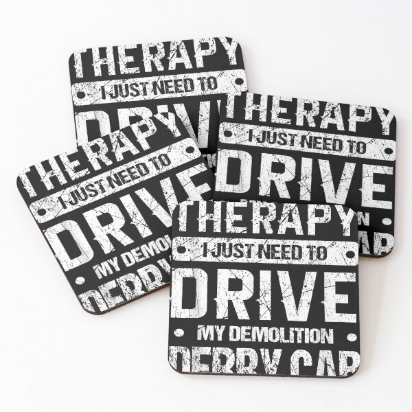 Item preview, Demolition Derby I Don't Need Therapy I Need Derby Car  designed and sold by EstellPfeffer.