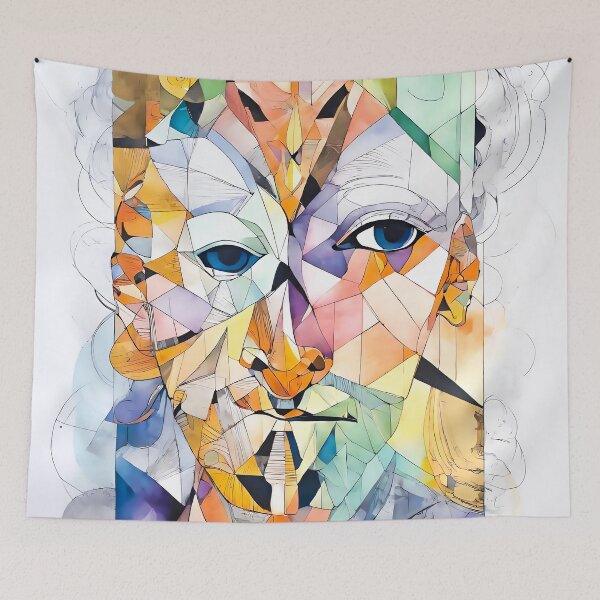 Aperçu de l'œuvre Portrait cubisme A33 créée et vendue par ATartelin.