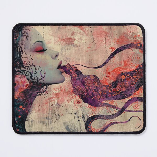 Item preview, Asian Octopus Monster Woman Painting designed and sold by Nightarcade.