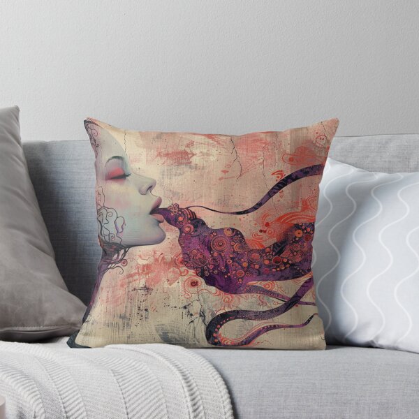 Item preview, Asian Octopus Monster Woman Painting designed and sold by Nightarcade.