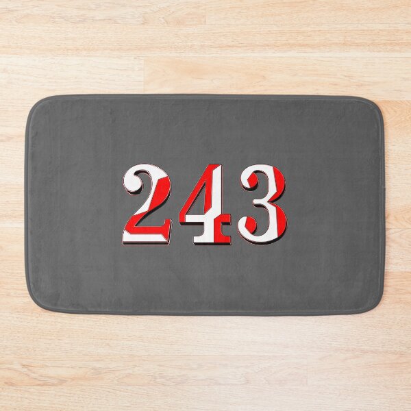 Item preview, number two hundred and  forty three digit 243 order sequence team member age designed and sold by 4rpixs.