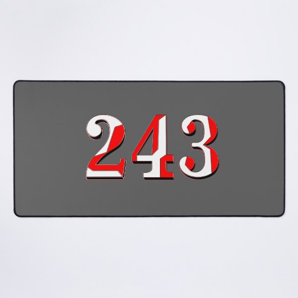 Item preview, number two hundred and forty three digit 243 order sequence team member age designed and sold by 4rpixs.