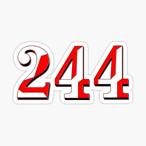 back number会報　♯1〜♯25 2560px-Bundesstraße_244_number