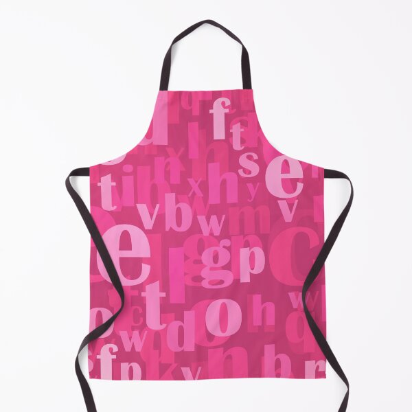Item preview, Pink alphabet abstract letters spread across pattern background designed and sold by SpinklyCreations.