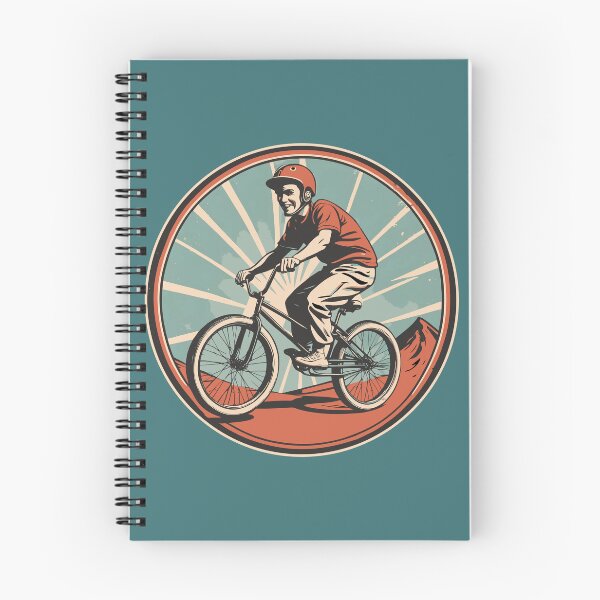 Item preview, BMX Rider in a 50s vintage graphic style designed and sold by Ameiva-Apparel.