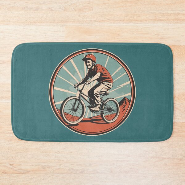 Item preview, BMX Rider in a 50s vintage graphic style designed and sold by Ameiva-Apparel.