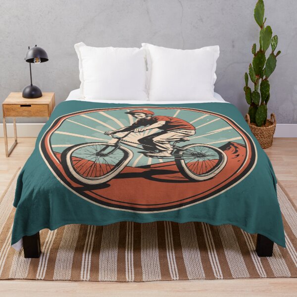 Item preview, BMX Rider in a 50s vintage graphic style designed and sold by Ameiva-Apparel.