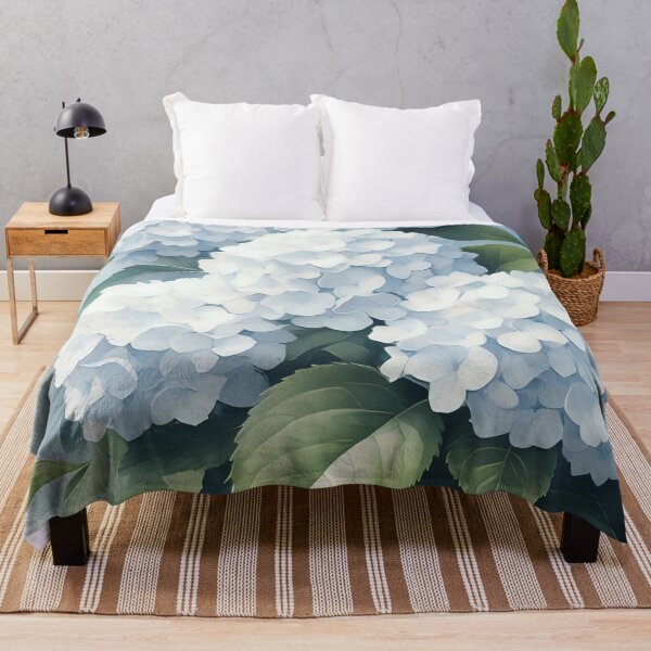 Item preview, Watercolor Whisper: White Hydrangea designed and sold by SereneSplashes.