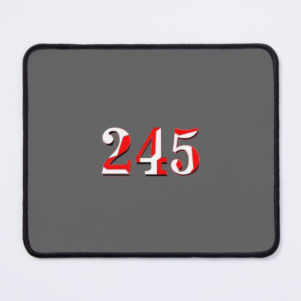 Item preview, number two hundred and  forty five digit 245 order sequence team member age designed and sold by 4rpixs.