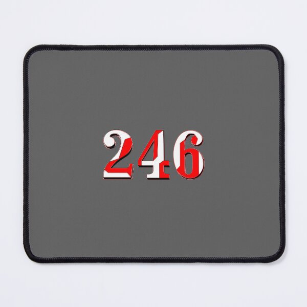 Item preview, number two hundred and forty six digit 246 order sequence team member age designed and sold by 4rpixs.