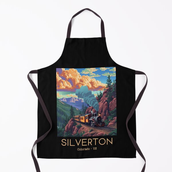 Item preview, A Vintage Travel Illustration of the Durango and Silverton Narrow Gauge Railroad - Colorado - US designed and sold by GoodOldVintage.